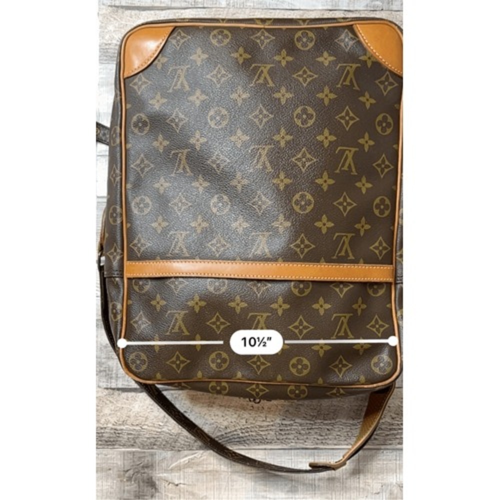 Louis Vuitton Vintage Monogram Canvas Danube‎ Large Crossbody Handbag w/COA - Picture 15 of 16